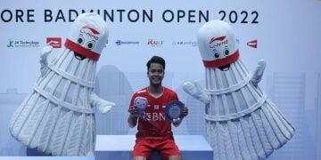 Takluk di Hadapan Sen, Ginting Tuntas di Babak 32 Denmark Open 2022