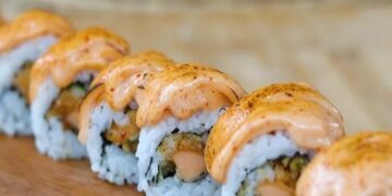 Cara Bikin Sushi Mentai Rumahan