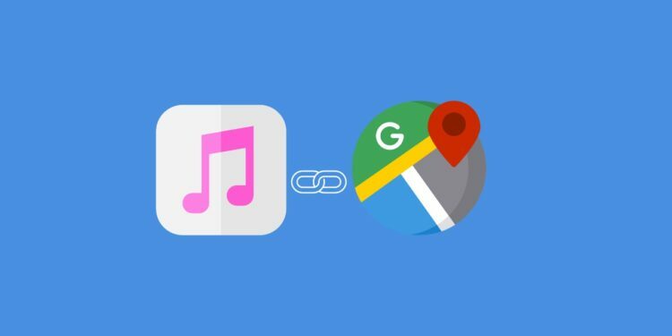 cara menghubungkan Google maps dengan Apple music di iPhone
