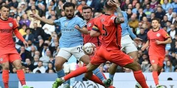 Hasil Pertandingan Man City vs Brighton, 3-1 Citizen Memetik Angka Penuh