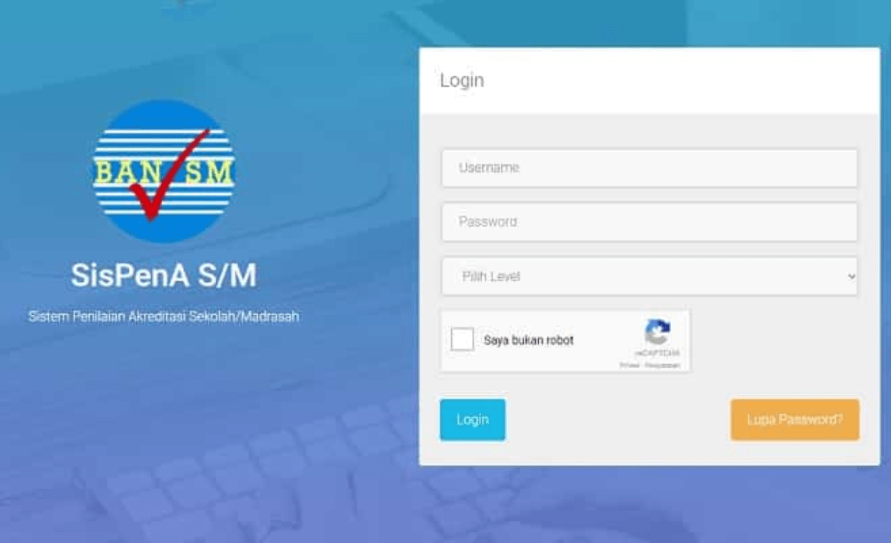 Cara Login Sispena BAN BAP S/M Terbaru dan Pembagian 4 Multi Level