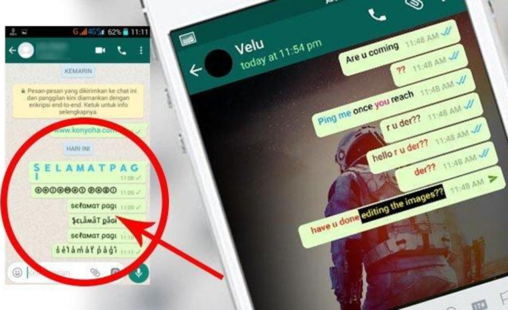 Cara Bikin Tulisan Warna Warni di WhatsApp 2