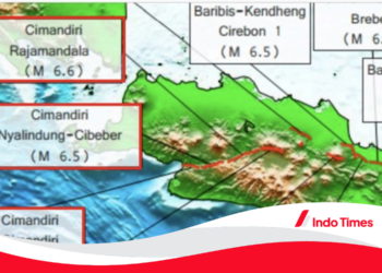 Potensi Bahaya Jalur Sesar Cimandiri Jadi Kawasan Zona Merah. Daerah Mana Saja?