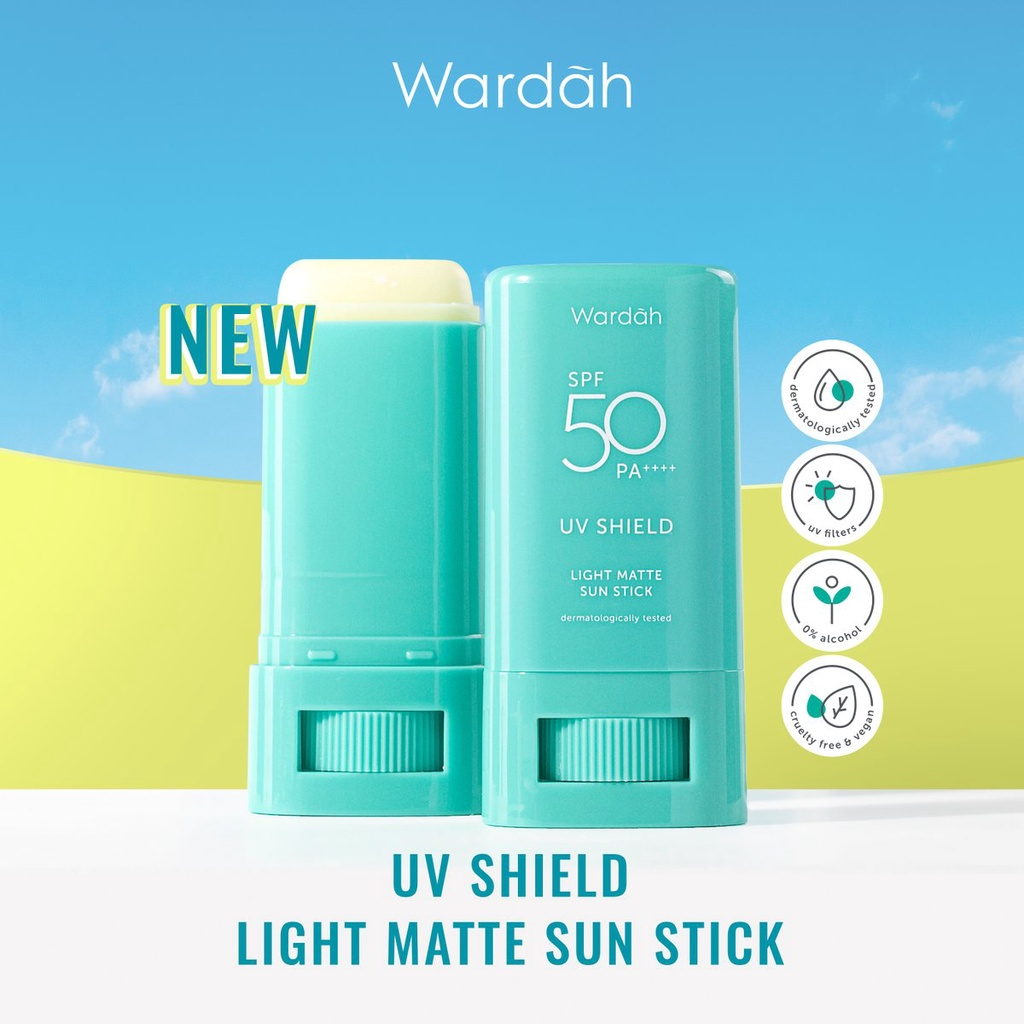 Sunscreen Wardah || Wardah Series UV Shield Light Matte Sun Stick