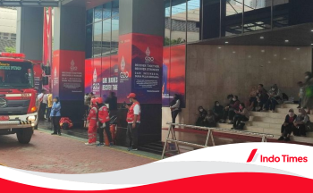 Kebakaran Kantor Kemenkumham Buat Pegawai Panik, Damkar: Dugaan karena Korsleting Listrik