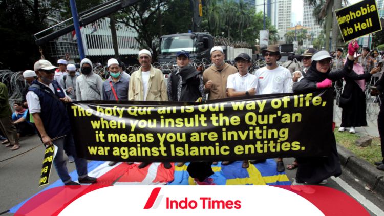 Aksi Bela Quran Digelar Massa PA 212 Buntut Pembakaran Kitab Suci, Minta Pemerintah Usir Dubes Swedia