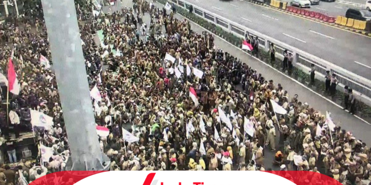 Demo di Gedung DPR Hari Ini, 40 ribu Orang Padati Kawasan DPR