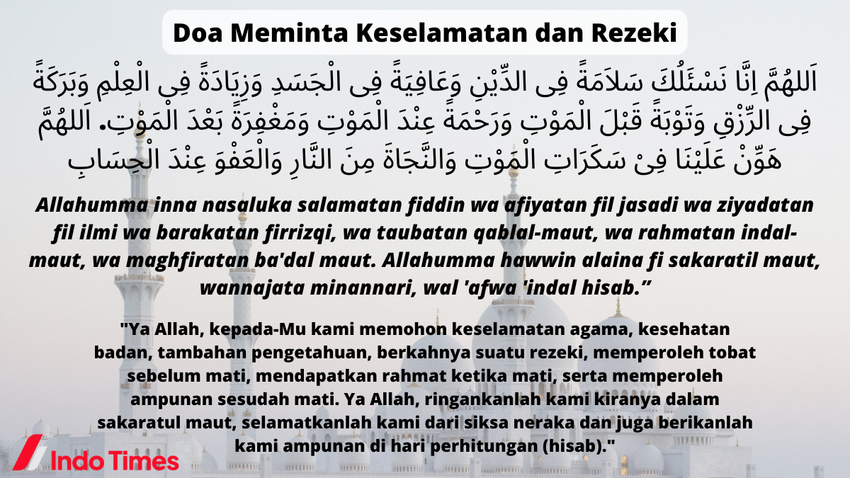 5 Doa Selamat Dunia Akhirat Lengkap Dengan Arab Latin Beserta Artinya 