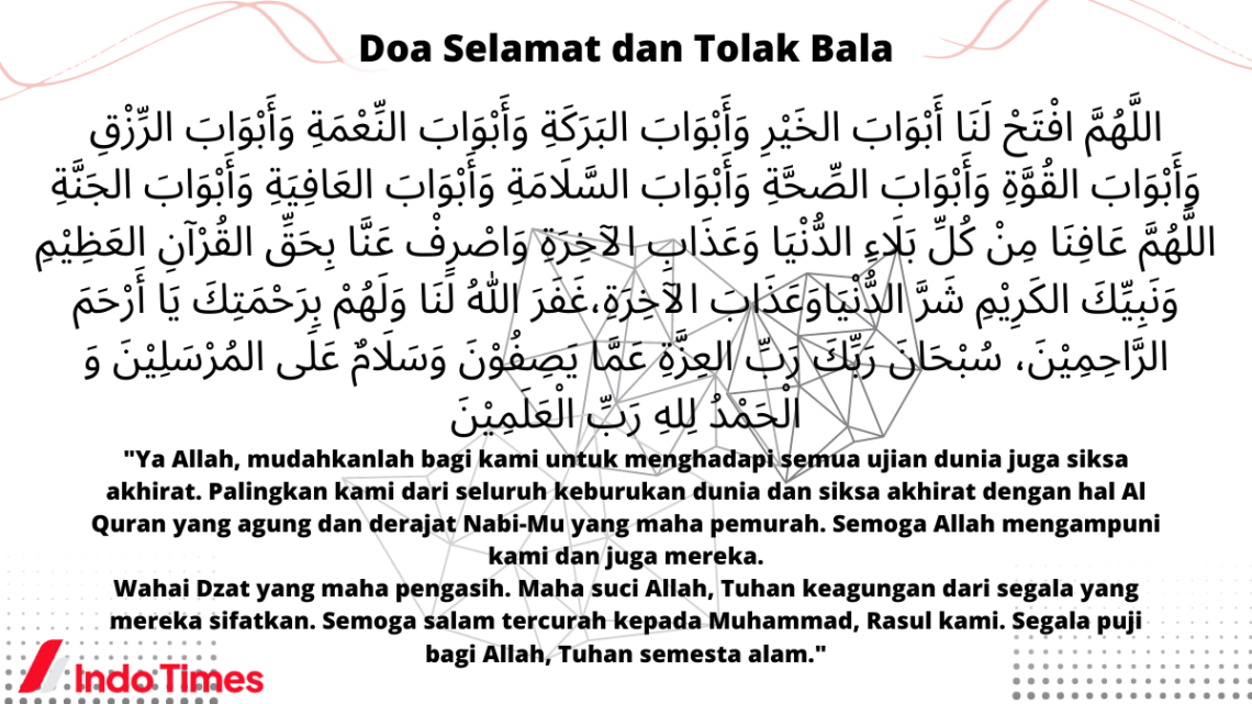 5 Doa Selamat Dunia Akhirat, Lengkap Dengan Arab Latin Beserta Artinya ...