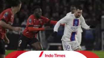 Laga Rennes vs PSG, Messi cs Dipaksa Bertekuk Lutut 1-0