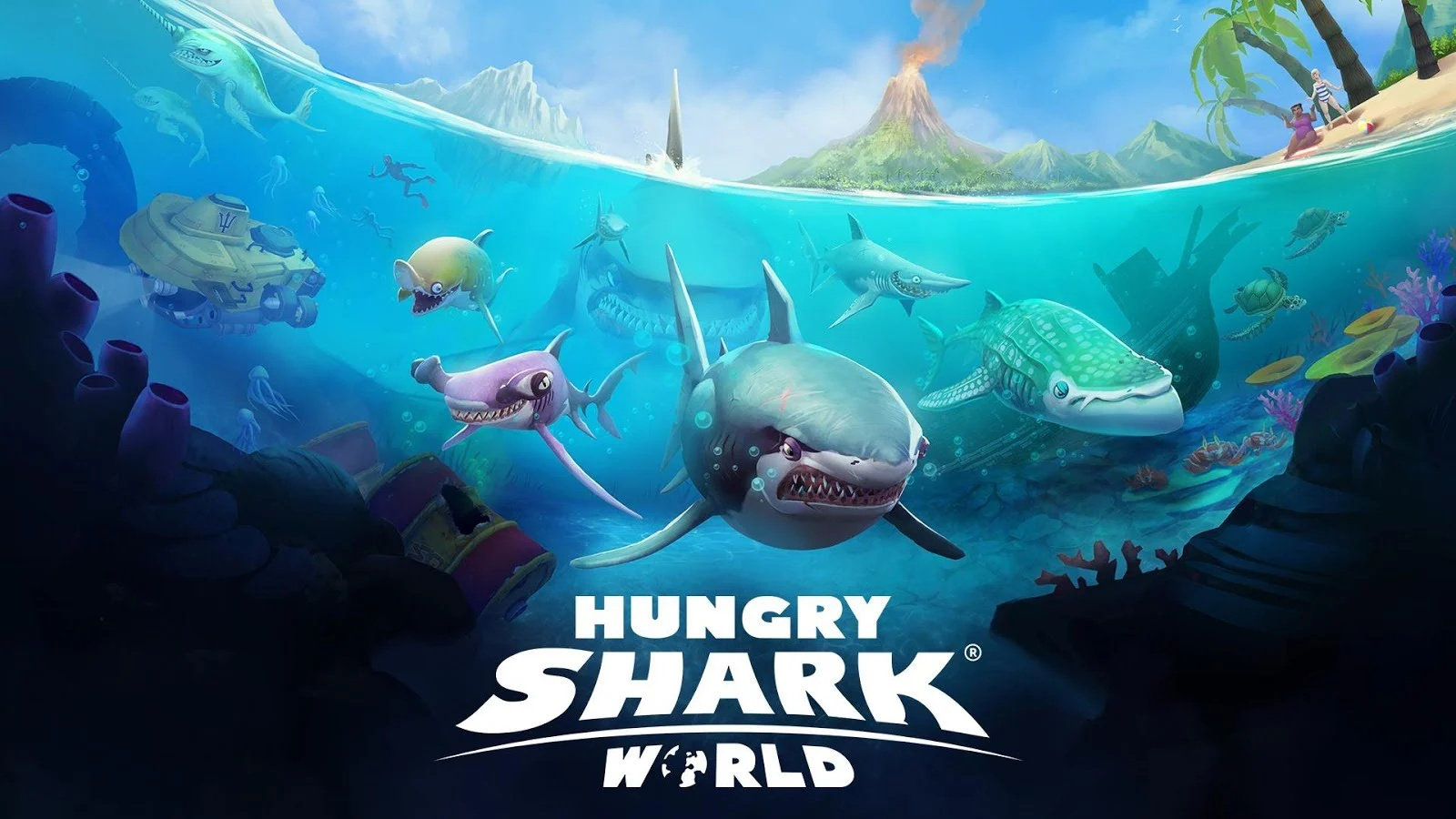 Mainkan Hungry Shark World Mod Apk Tanpa Iklan dan Dapatkan