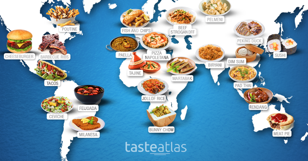 Negara Pemilik Makanan Terpopuler Dunia Versi Taste Atlas
