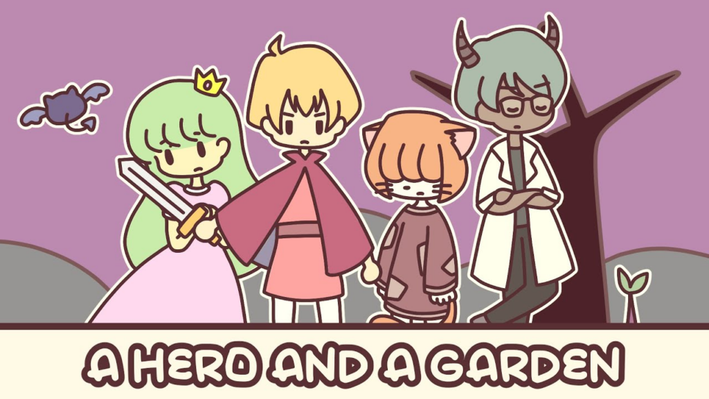Game Visual Novel || A Hero and A Garden