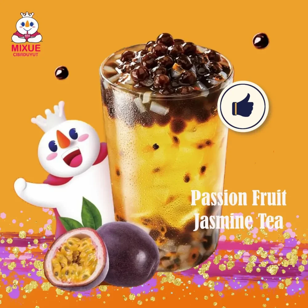 Menu Mixue Paling Enak || Passion Fruit Jasmine Tea