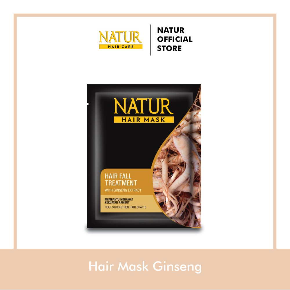 Masker Rambut Rontok Terbaik || Natur Hair Mask-Hair Fall Treatment with Ginseng Extract