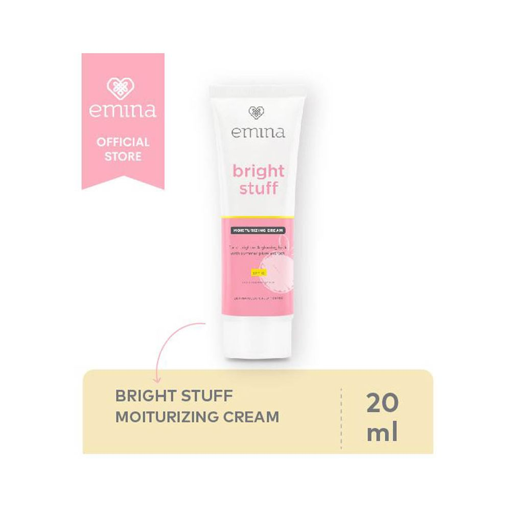 Rekomendasi Pelembab Wajah Untuk Kulit Kering || Emina Bright Stuff Moisturizing Cream