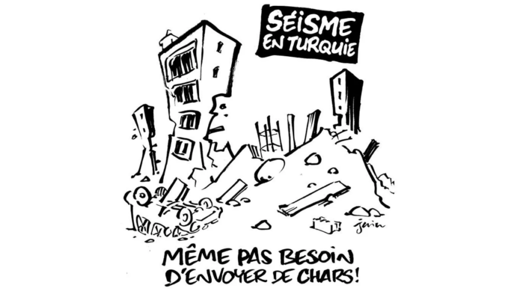Meme satir gempa Turki Charlie Hebdo