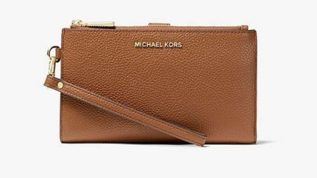 Model Dompet Michael Kors || Adele Pebbled Leather Smartphone Wallet