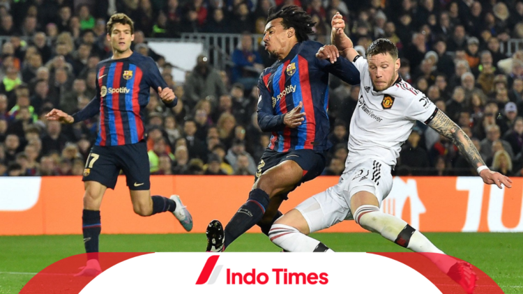 Hasil Akhir Barcelona vs MU Liga Europa 2022-2023, Setan Merah Tahan Imbang Tuan Rumah