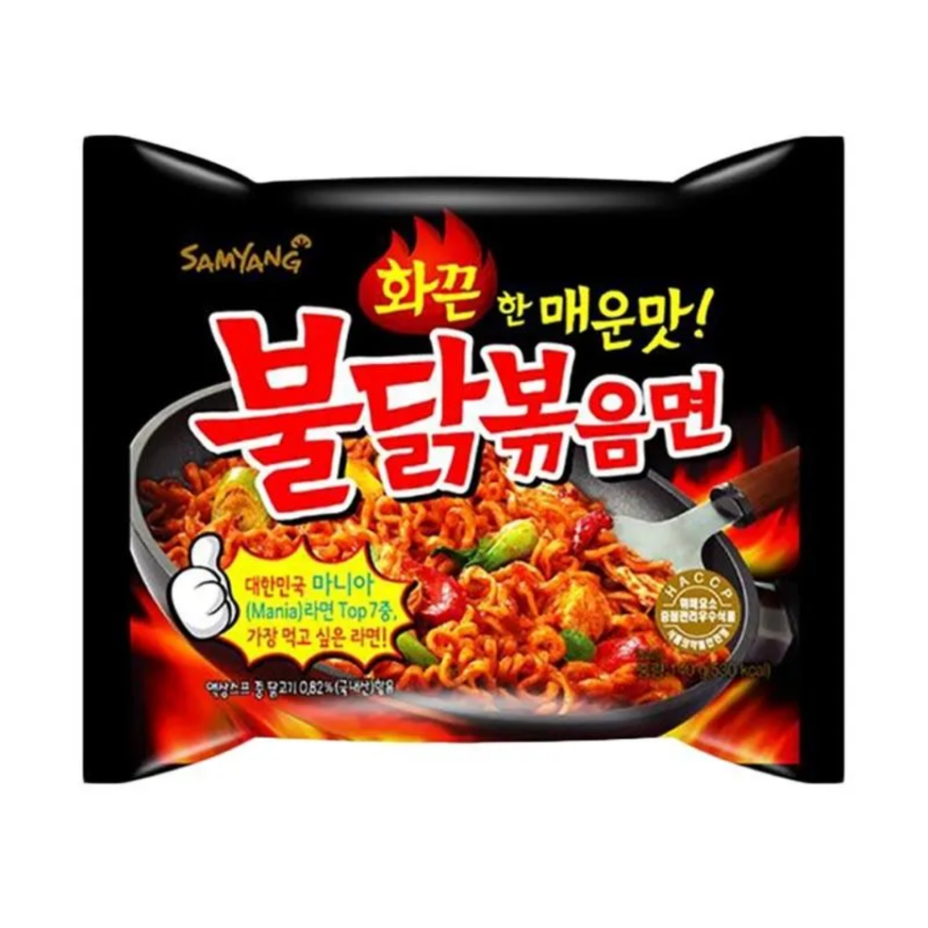 Samyang Spicy Chicken Roasted Noodles || Mie Instan Samyang Terpedas