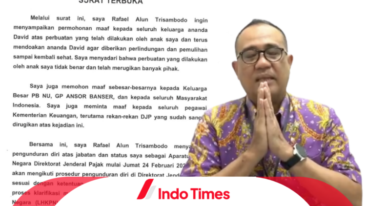 Sudah Jatuh Tertimpa Tangga: Rafael Alun Mengundurkan Diri Sebagai PNS DJP, Usai Dicopot Sri Mulyani 1 Sudah Jatuh Tertimpa Tangga: Rafael Alun Mengundurkan Diri Sebagai PNS DJP, Usai Dicopot Sri Mulyani