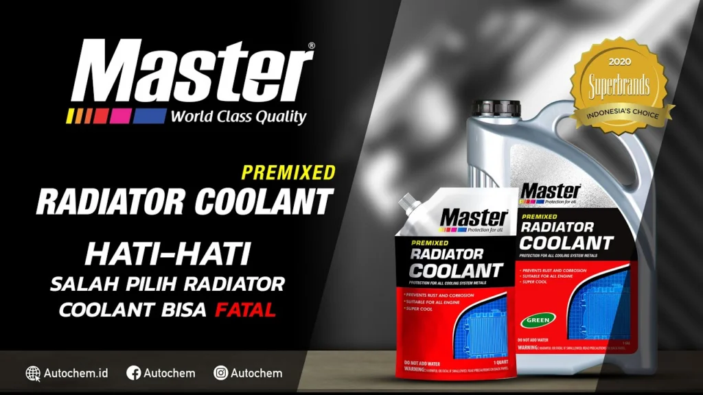 Master Coolant Radiator Premixed Green || Merk Cooler Mobil Radiator