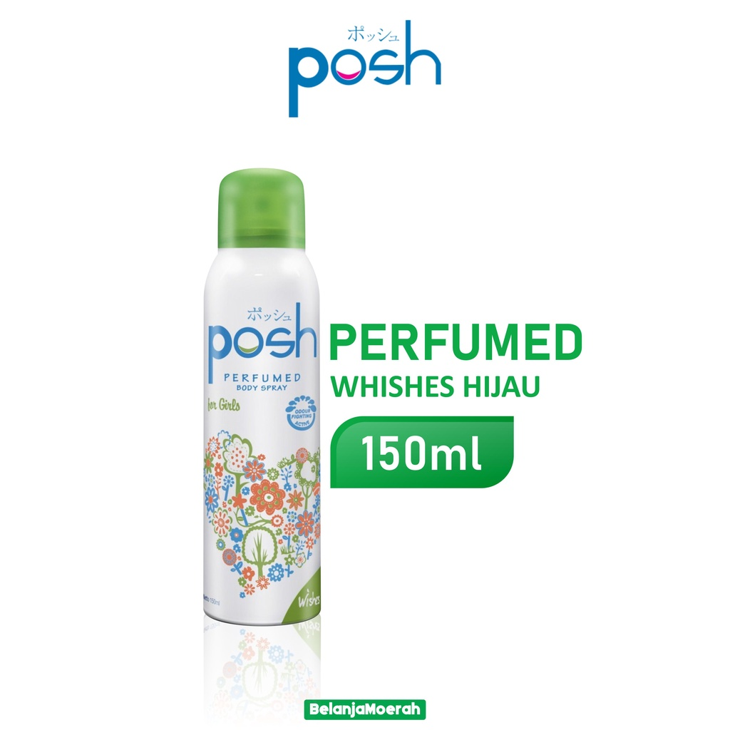 Posh Perfumed Body Spray Wishes || Posh Men Paling Wangi Untuk Pria dan Wanita