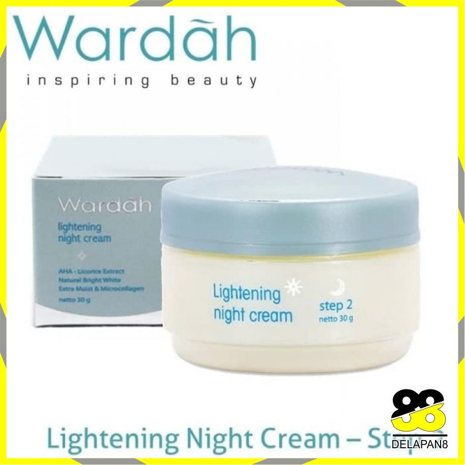 Wardah Lightening Night Cream Step 2 || Cream Wardah Glowing