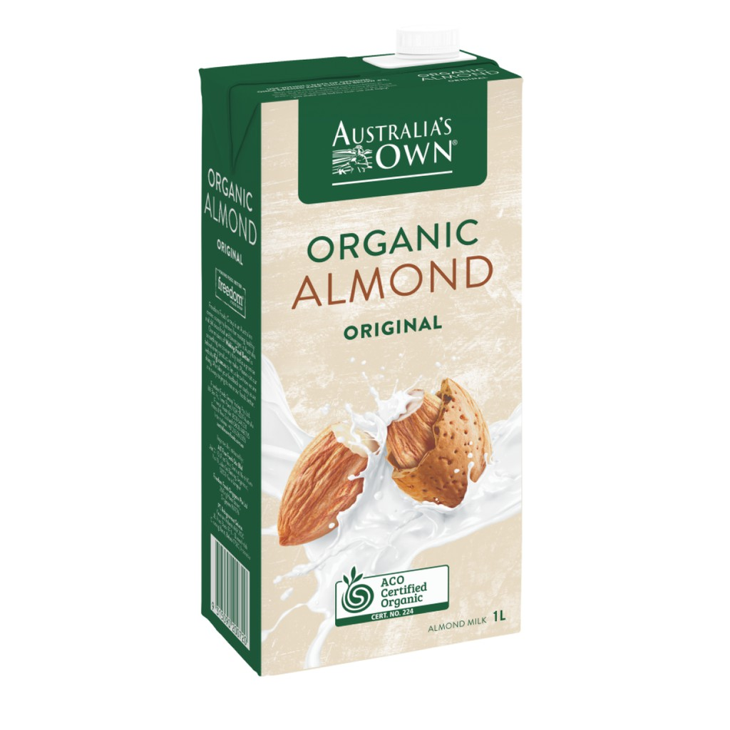 Australia's Own Organic Almond Milk || Merk Susu Almond Terbaik