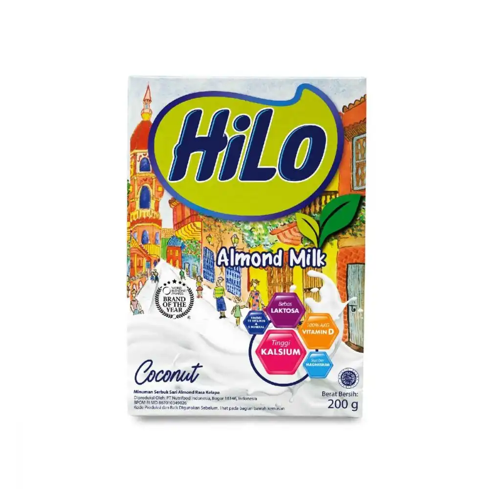 Nutrifood HiLo Almond Milk || Merk Susu Almond Terbaik