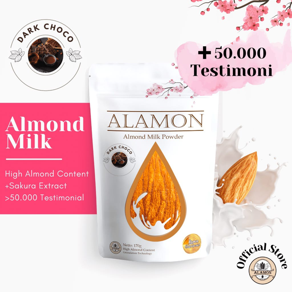 Alamon Almond Milk || Merk Susu Almond Terbaik