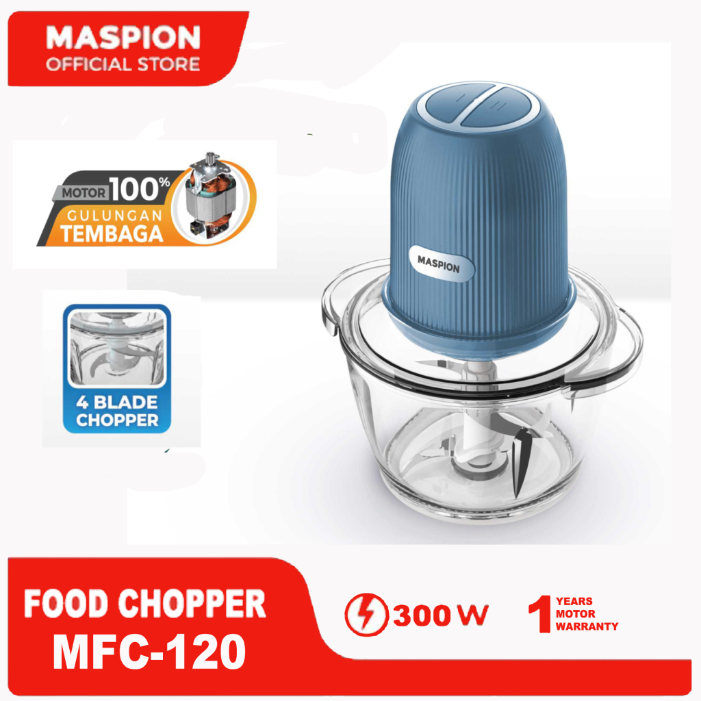 Maspion Food Chopper Series MFC-120GL || Cooper Blender yang Bagus