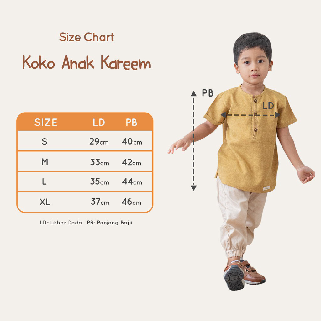 Kemeja Koko Anak Kareem || Model Baju Koko Anak Laki-Laki