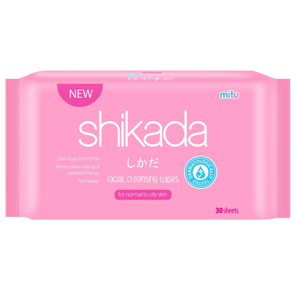 Mitu Shikada Facial Cleansing Wipes || Make up Remover Terbaik