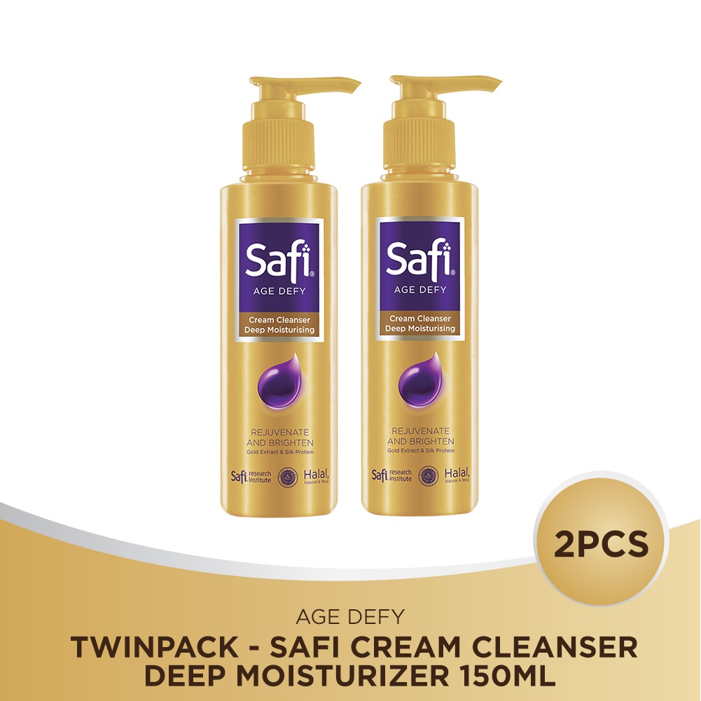 Unza Vitalis Safi Age Defy Cream Cleanser Deep Moisturizer || Make up Remover Terbaik