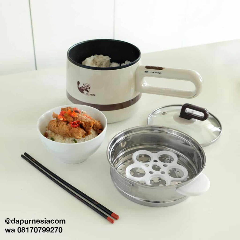 Nupon Elect Seri Portable Cooking Pot || Merk Panci Listrik Serbaguna Ukuran Besar