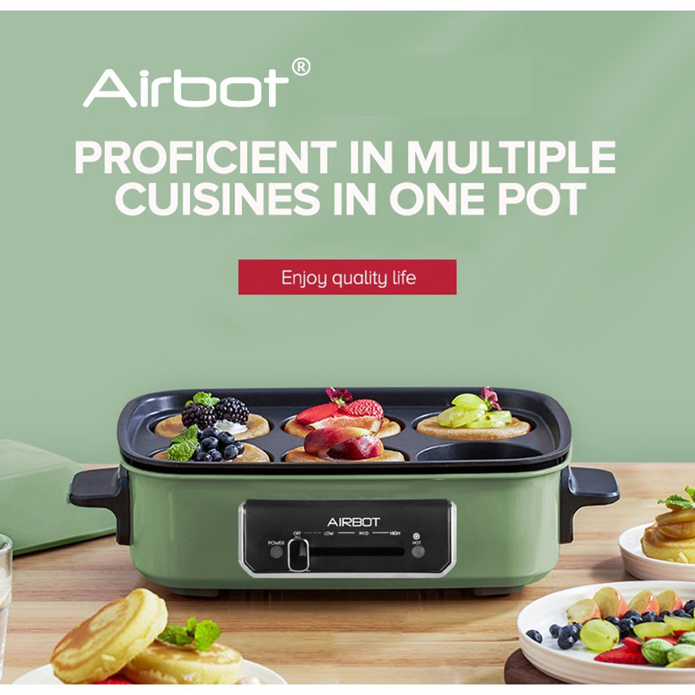 Airbot iCook Series Multi-purpose Pot || Merk Panci Listrik Serbaguna Ukuran Besar