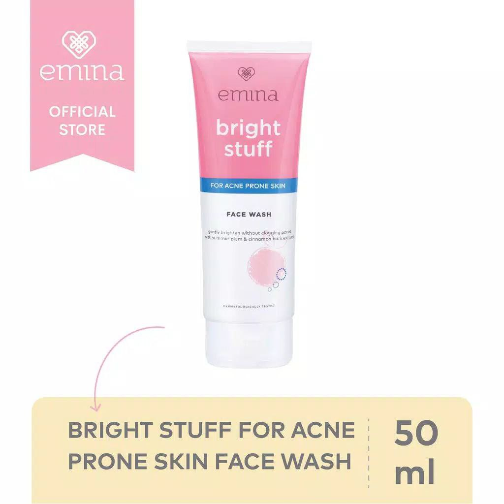 Emina Bright Stuff for Acne Prone Skin Face Wash || Sabun Muka Untuk Jerawat || Indo Times