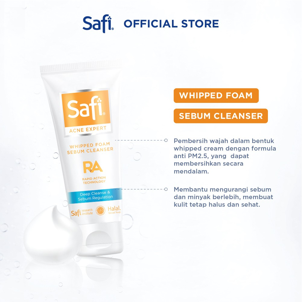 Safi Acne Expert Whipped Foam Sebum Cleanser || Sabun Muka Untuk Jerawat || Indo Times