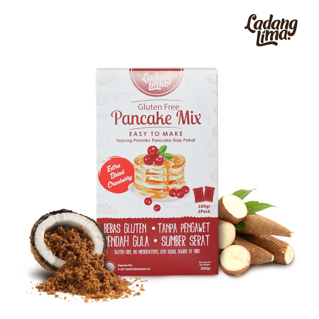 Tepung Pancake Instan Terbaik || Ladang Lima Tepung Pancake Mix