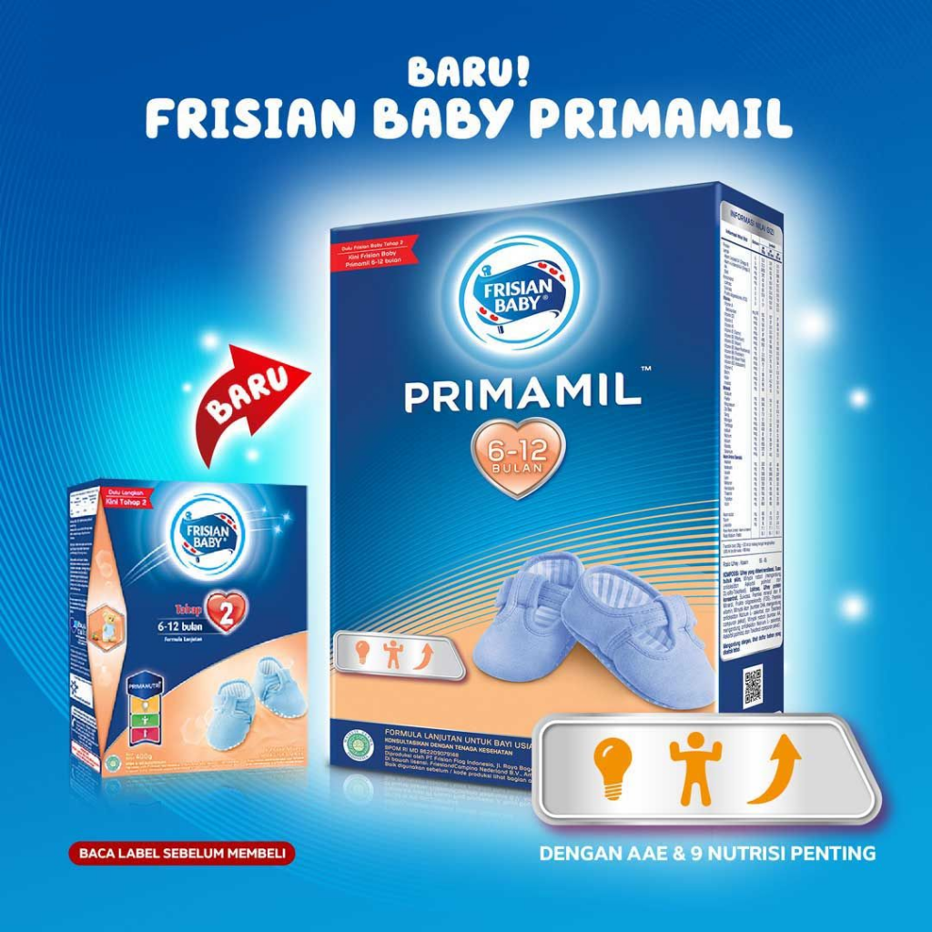 Susu Penambah Berat Badan Bayi || Frisian Baby Primamil 6-12 Bulan