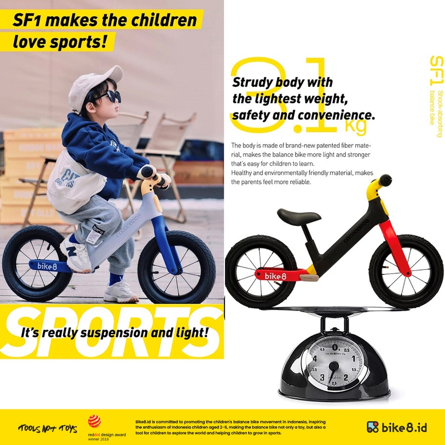Rekomendasi Sepeda Anak 2 Tahun || Girasol Kid Pro Push Bike