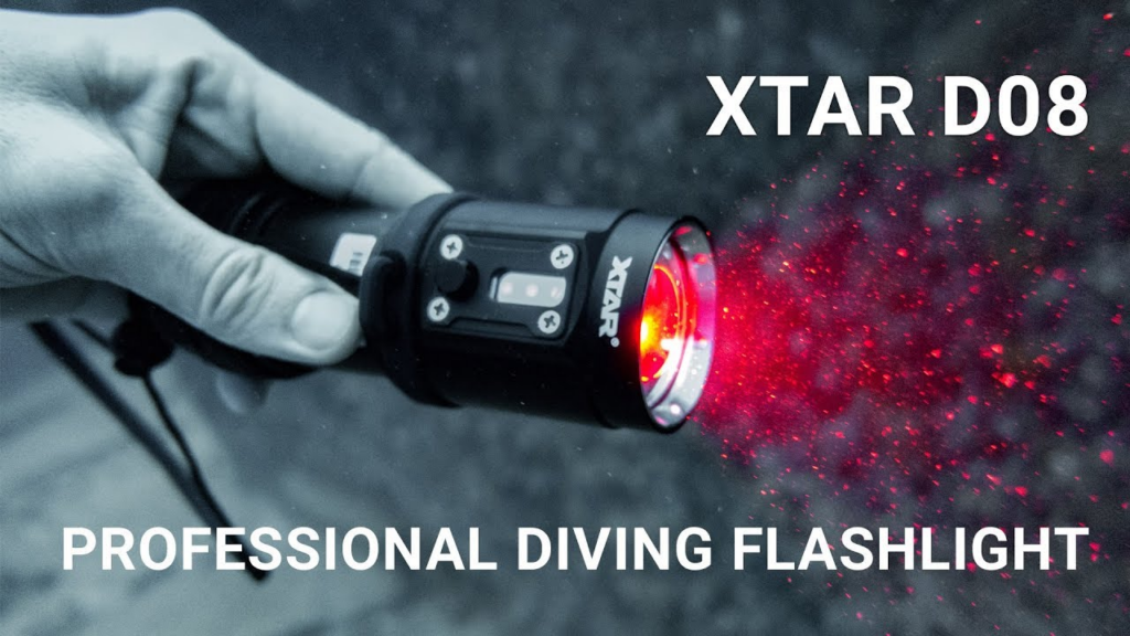 Xtar Walrus D08 Cree XP-E2 LED Senter Diving