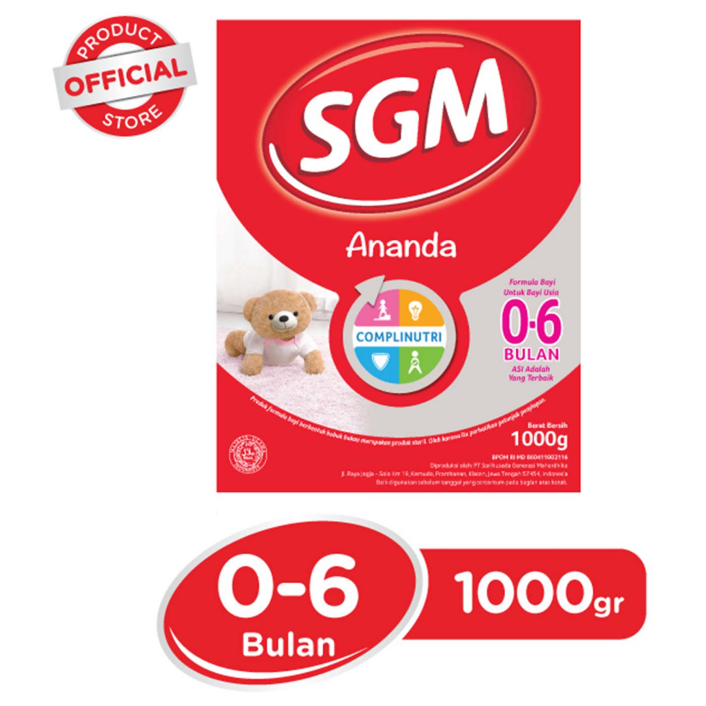 SGM Ananda || Susu Formula untuk Bayi Terbaik