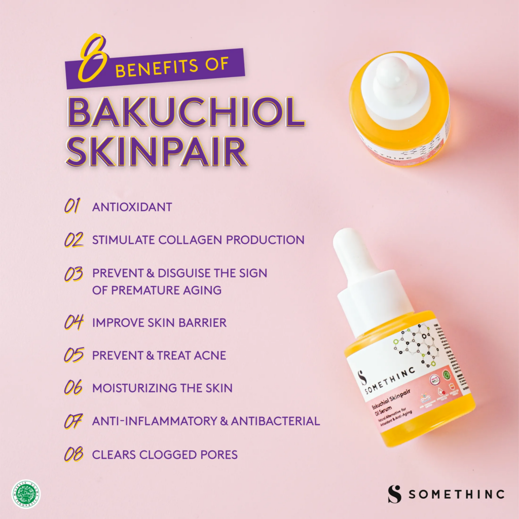 Bakuchiol Skinpair Oil by Somethinc || Skincare Penghilang Bruntusan Terbaik