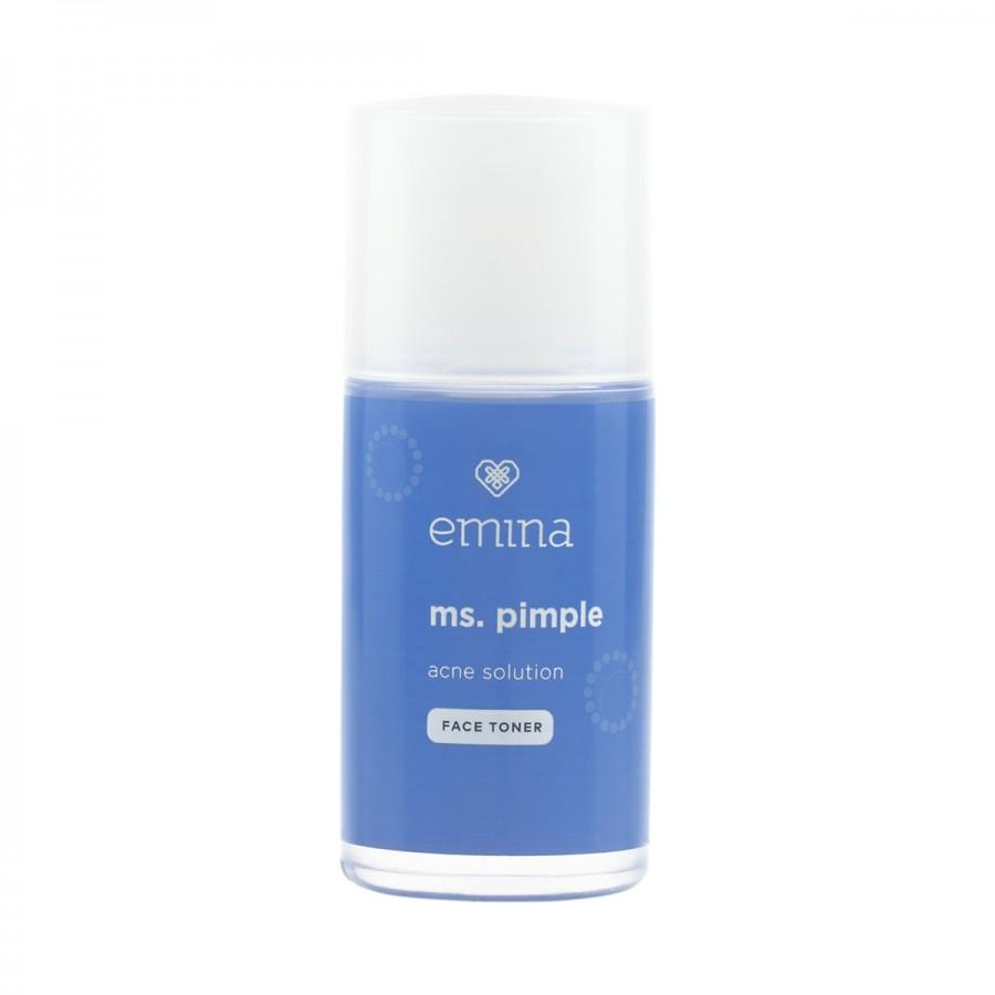 Toner Wajah Emina Ms.Pimple Acne Solution || Skincare Penghilang Bruntusan Terbaik