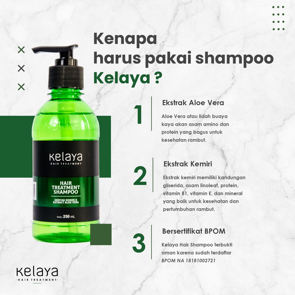 Kelaya Hair Treatment Shampoo || Shampo agar Rambut Cepat Panjang