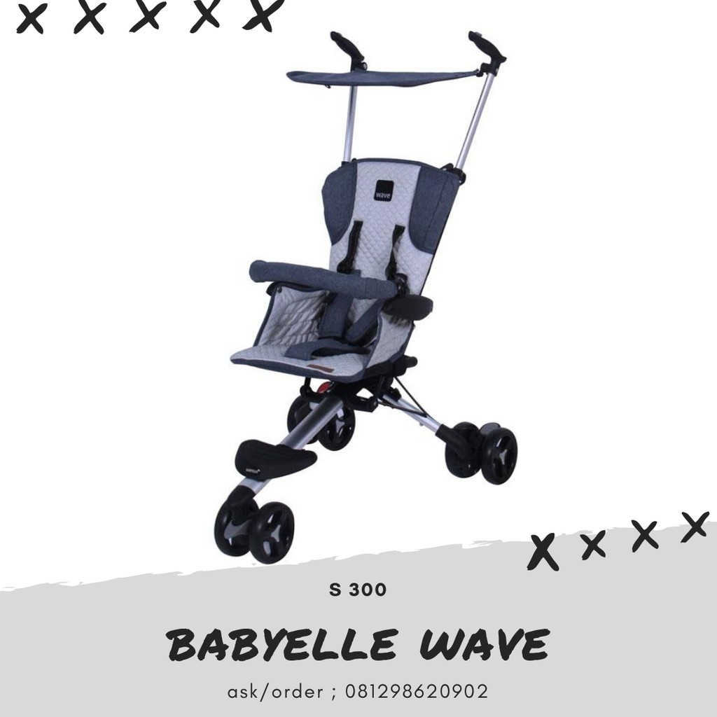 Baby Elle Wave S300 || Sepeda Stroller Bayi Murah