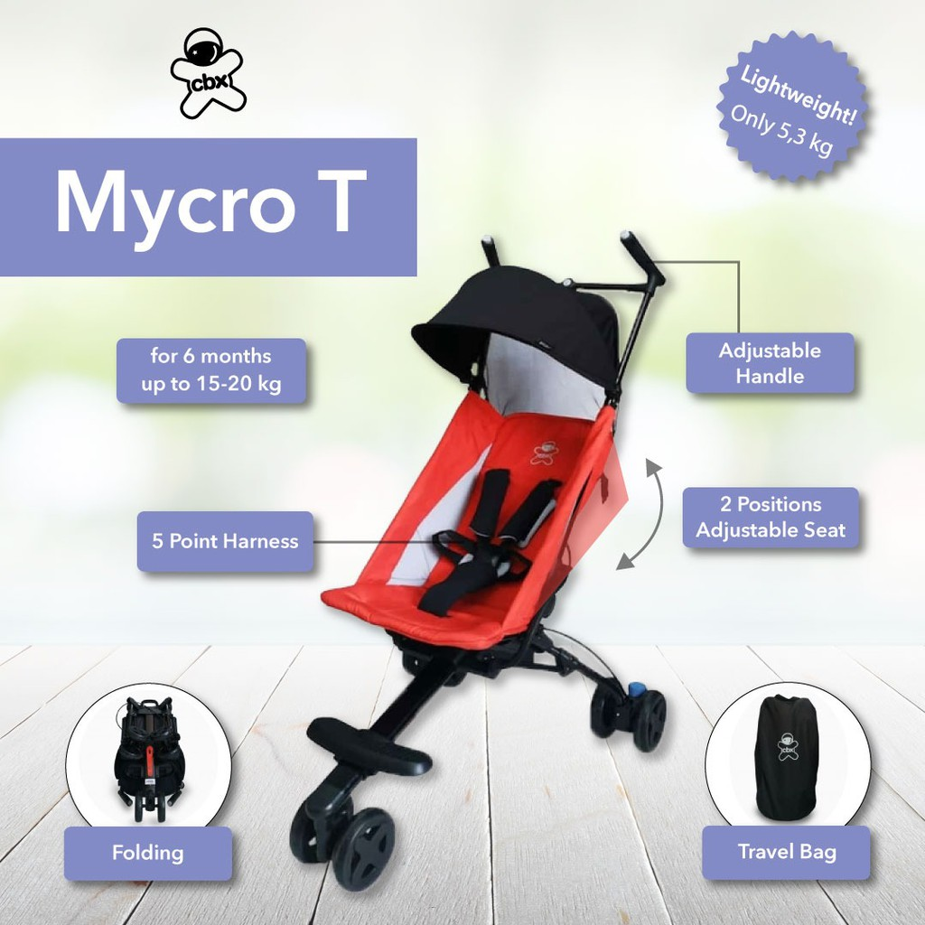 CYBEX Micro T || Sepeda Stroller Bayi Murah