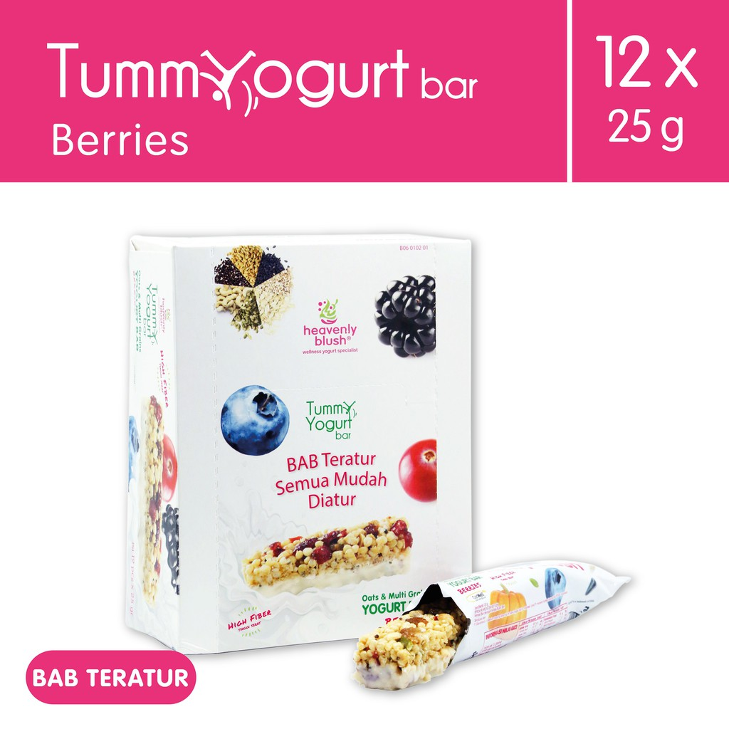 Heavenly Blush Tummy Yogurt Bar || Snack Rendah Kalori untuk Diet